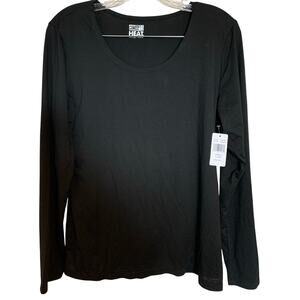 32 Degrees heat NEW base layer shirt women’s xl in black